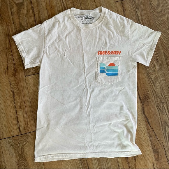 SUNSET WAVES SS POCKET TEE - Picture 7 of 7